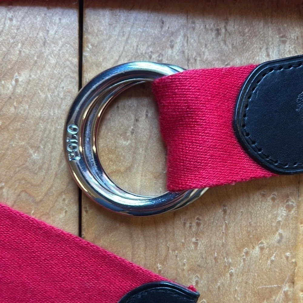 Polo Ralph Lauren red belt 38”